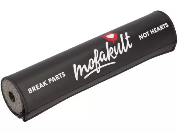 mk-Merch Lenkerschutz «mofakult» 20 cm schwarz